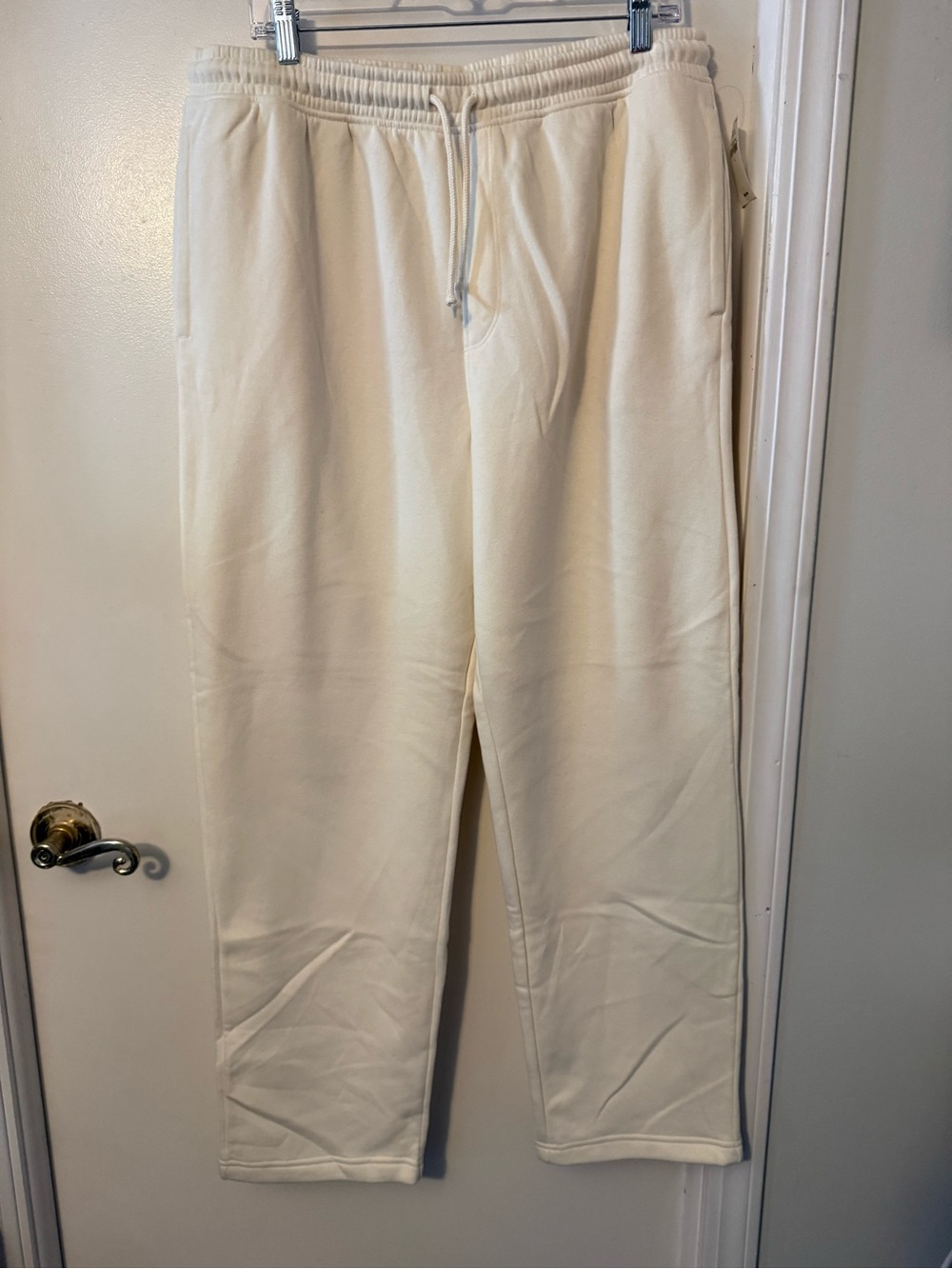 GAP Men's Off-White Drawstring Sweatpants